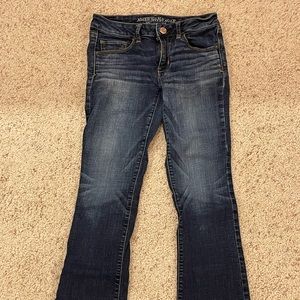 America eagle jeans size 6 short skinny kick